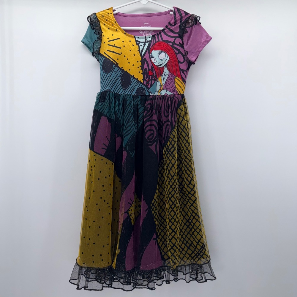 Disney Nightmare Before Christmas Sally Patchwork Tulle Dress PJ's
Kids 6/6x